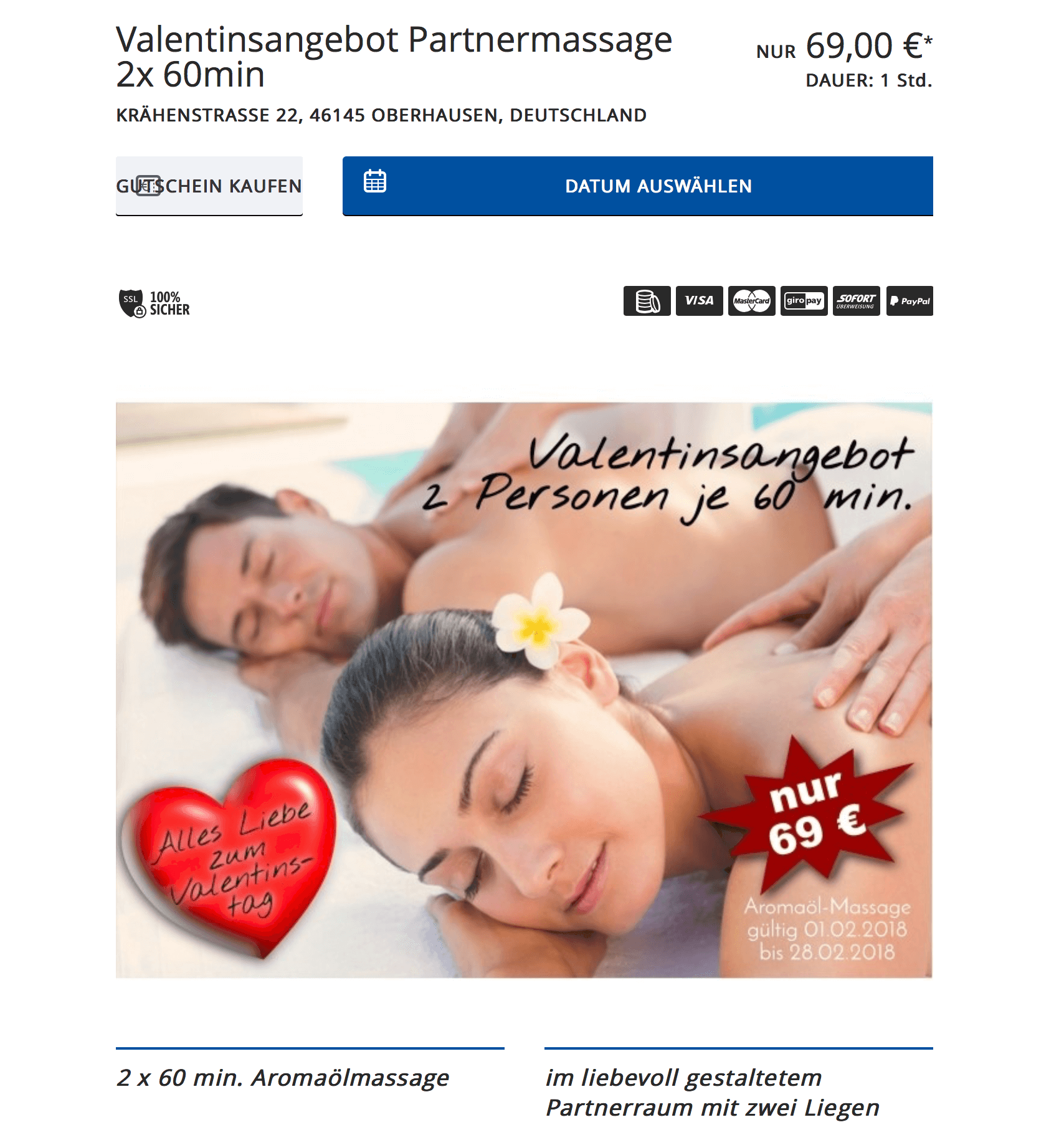 Valentinstag Beispiele