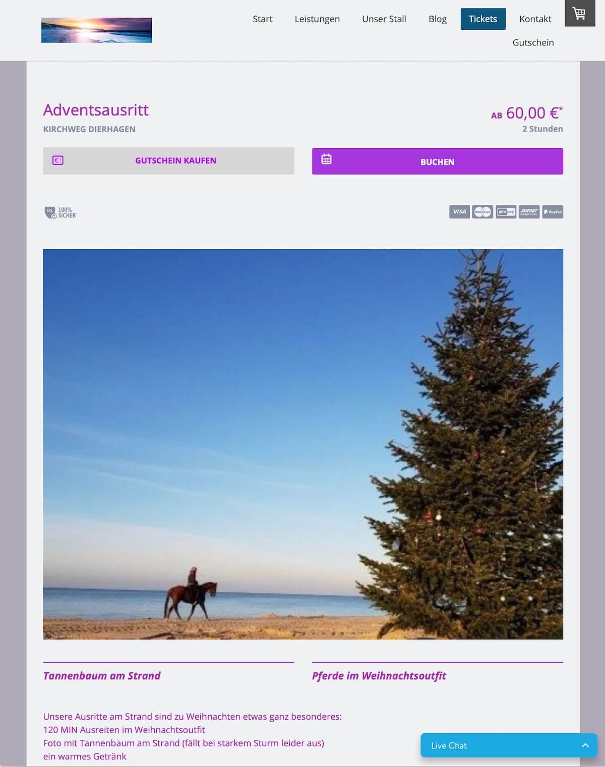 bookingkit-marketing-weihnachten-beispiel-reiten-am-meer