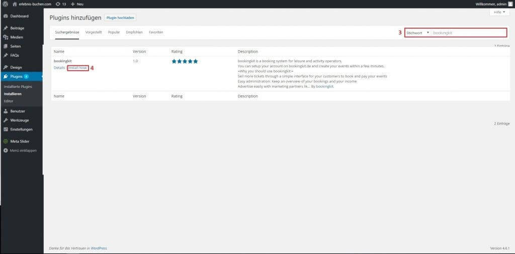 sistema di prenotazione per wordpress